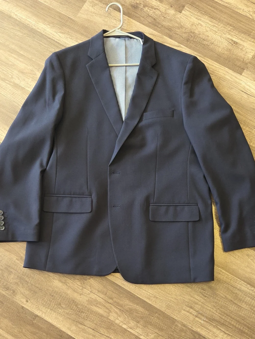 Haggar Men's Navy Sport Coat - Two-Button Blazer
